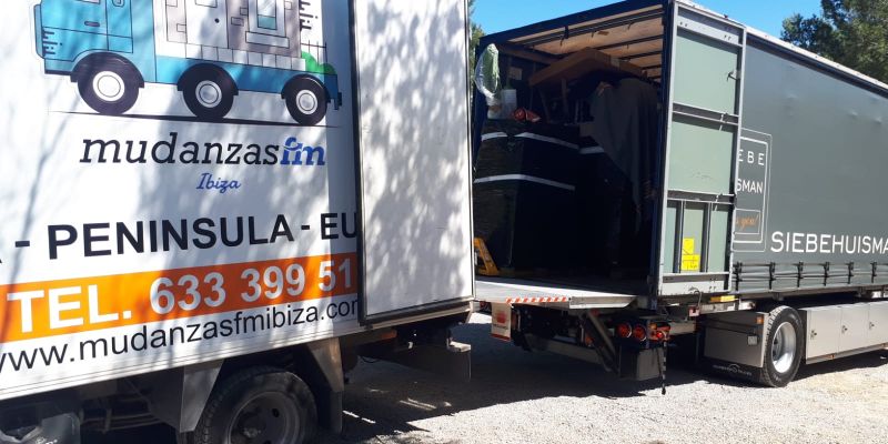 Mudanza internacional desde Holanda hasta Ibiza