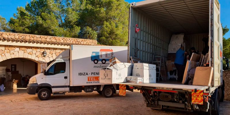 Mudanza obras de arte de Ibiza a Alemania